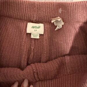 Aerie Women's Dusty Rose Turtleneck Sweater